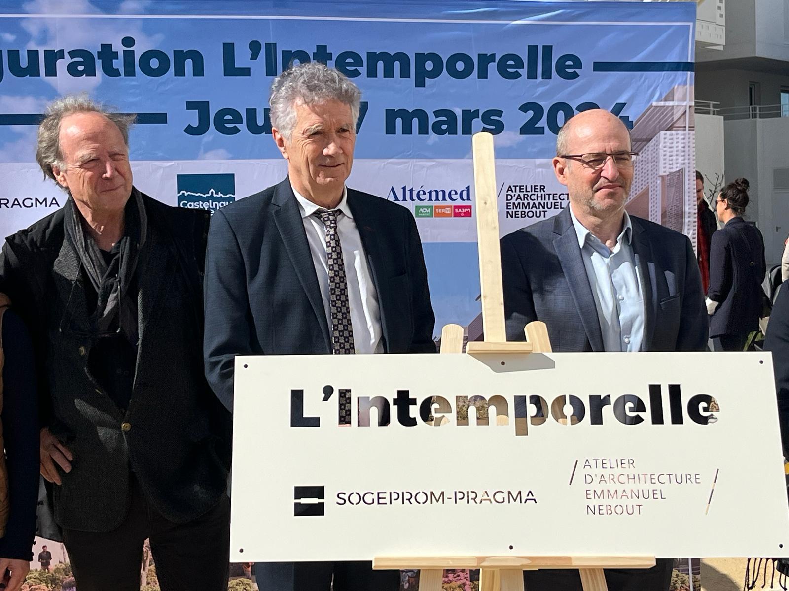 INAUGURATION DE LA RESIDENCE L'INTEMPORELLE