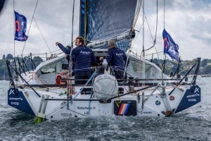 VICTOIRE sur la mythique Transat Québec Saint-Malo d’Amarris skippé par Achille NEBOUT